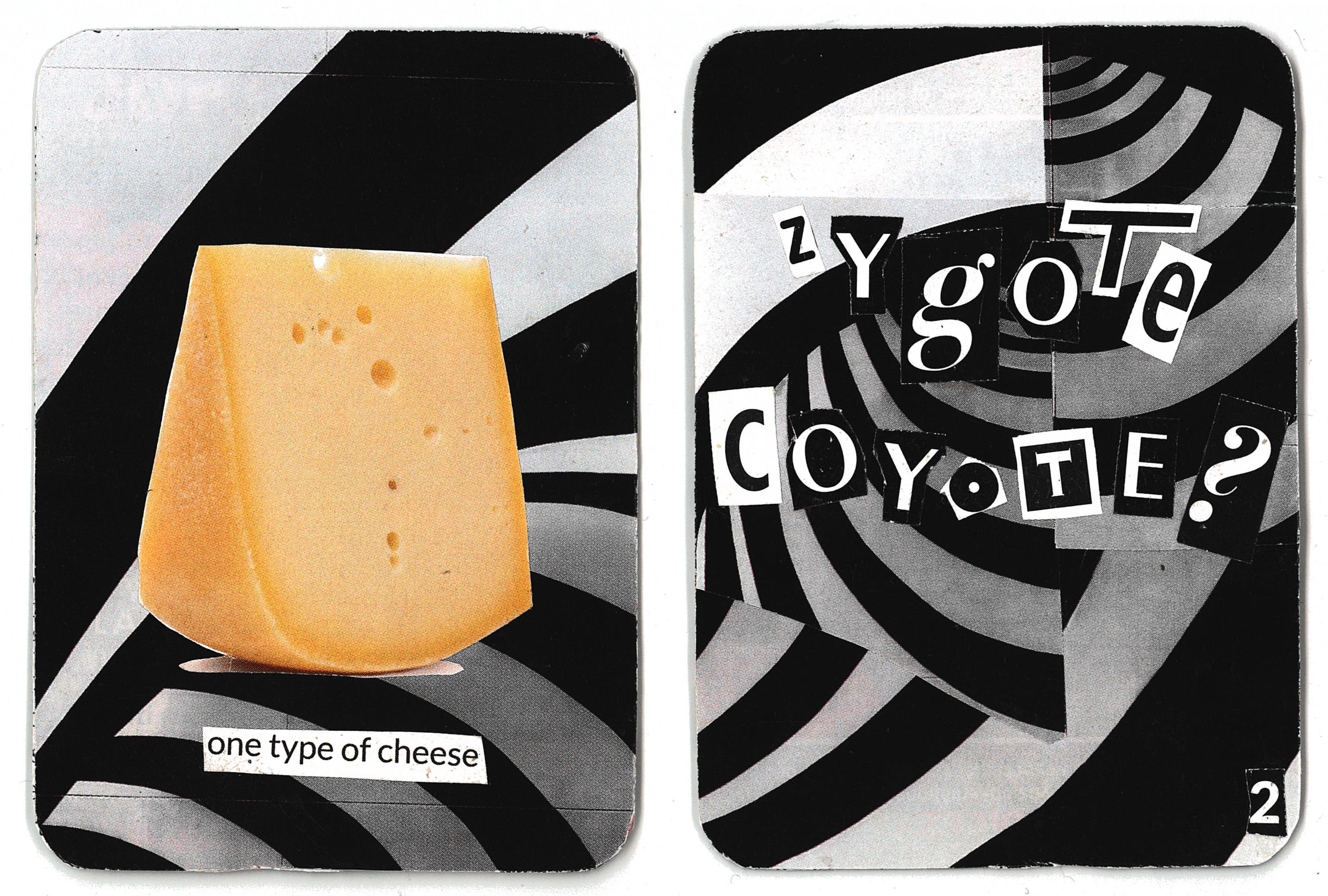 card.2 – one type of cheese
